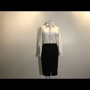 Black pencil skirt